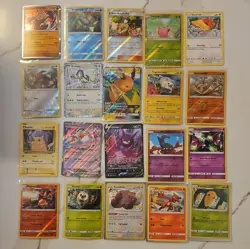 Pokemon Cards - 20 Assorted EX Lot Various Sets holos, Sleeved NM 2016-2024 - Image 1
