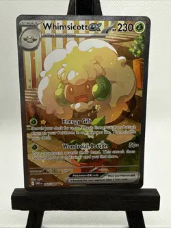 Pokemon Whimsicott EX Special Illustration Rare White Flare English Card 165/086 - Image 4