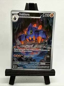 Pokemon TCG Boldore White Flare Holo Card 128/086 NM Condition - Image 1