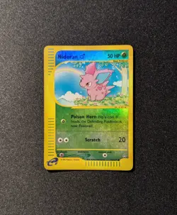 Pokemon AQUAPOLIS - 4 Reverse Holo Card Bundle - Mankey Voltorb Nidoran Nidorino - Image 3