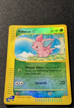 Pokemon AQUAPOLIS - 4 Reverse Holo Card Bundle - Mankey Voltorb Nidoran Nidorino - Image 4