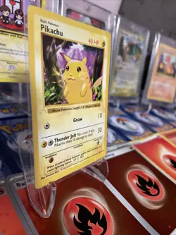 Pokemon Cards Error/Misprint Pikachu Ghost 1st Edition Stamp 58/102 - Image 2