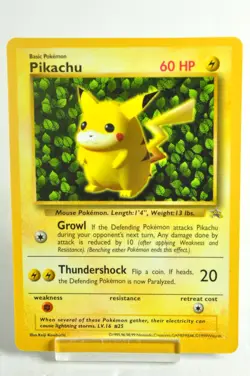 Pokemon Card TCG Ivy Pikachu Glossy Grey Star Promo 1999 English MP - Image 1