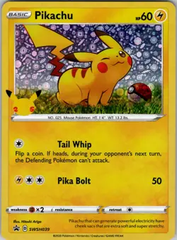 Pikachu - (General Mills) Promo Miscellaneous Cards & Products SWSH039 NM Holo - Image 1