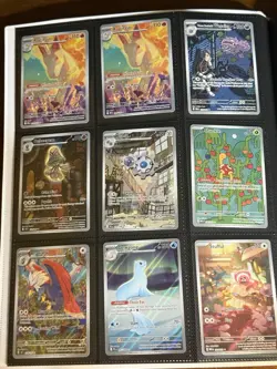 (146 Cards) Assortment of Pokemon + Black Bolt Binder “Collectr App Value $410” - Image 2