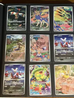 (146 Cards) Assortment of Pokemon + Black Bolt Binder “Collectr App Value $410” - Image 3