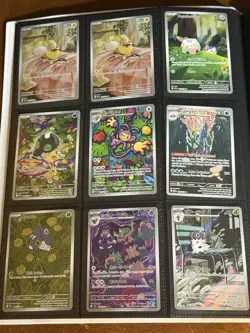 (146 Cards) Assortment of Pokemon + Black Bolt Binder “Collectr App Value $410” - Image 4