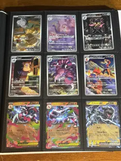 (146 Cards) Assortment of Pokemon + Black Bolt Binder “Collectr App Value $410” - Image 5