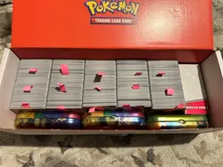 1800 Pokemon Cards Joblot Bulk Collection including 300 holo/rev holo & tins - Image 1