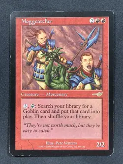 Moggcatcher MTG Nemesis 96/143 Magic the Gathering Rare - MP - Image 1