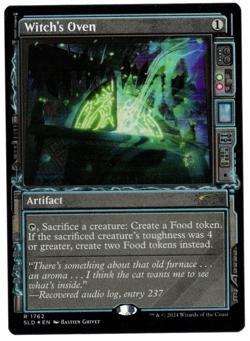 Witch's Oven 1762 Rainbow Foil Duskmourn Secret Lair MTG Near Mint - Image 1