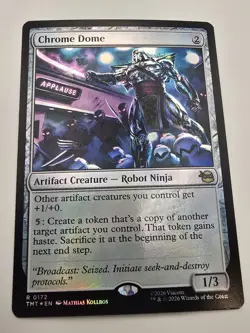 Chrome Dome Teenage Mutant Ninja Turtles Foil - Image 1