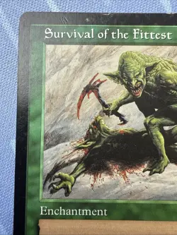 Survival of the Fittest 129/143 Exodus Vintage Magic the Gathering 1998 - Image 3