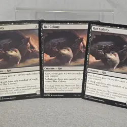 Rat Colony X 3 MTG Dominaria - Image 1