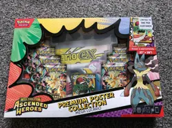 Pokemon TCG Ascended Heroes Mega Lucario Premium Poster Collection New - Image 1