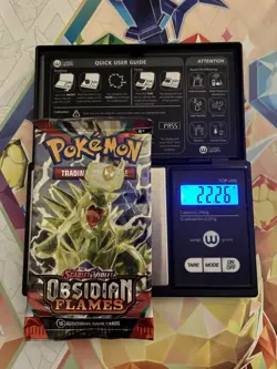 VERY HEAVY! 22.26Gram Obsidian Flames Pokemon TCG Factory Sealed Booster Pack!!! - Image 1