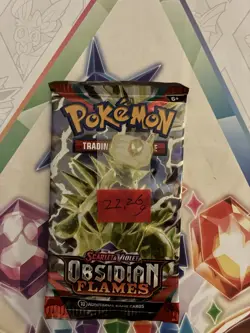 VERY HEAVY! 22.26Gram Obsidian Flames Pokemon TCG Factory Sealed Booster Pack!!! - Image 2