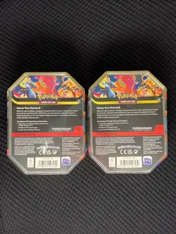 Pokemon TCG: Mega Charizard X & Mega Charizard Y Tin Set Of 2 SEALED - Image 3