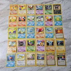 Vintage Pokemon Lot of 30 Cards Legendary Charizard WOTC - Image 1