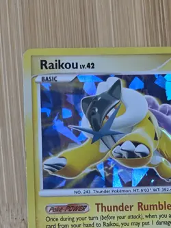 Pokemon TCG - 2007 Raikou 16/132 - Cracked Ice Holo Promo - LP - Image 3