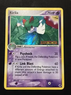 Pokemon TCG: Kirlia 32/101 EX Dragon Frontiers Reverse Holo Stamped - Image 2