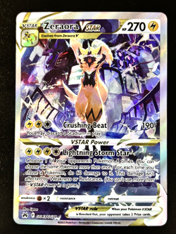 Zeraora VSTAR GG43/GG70 SWSH Crown Zenith Holo Rare VSTAR Pokemon TCG - NM - Image 1