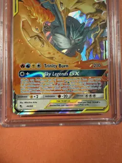 Pokemon Moltres & Zapdos & Articuno GX Hidden Fates 44/68 Ultra Rare CGC 9 Holo - Image 3