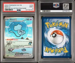 2024 Pokemon Paldean Fates Mew Ex #232 MINT PSA 9 Special Illus. Rare - Image 1