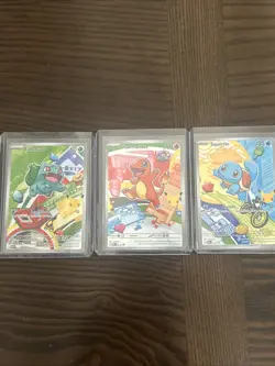 Pokemon 30th Anniversary First Partner Pack Charmander, Squirtle,Bulbasaur - Image 1