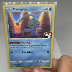 Manaphy (Cosmos Holo) - 041/172 - Prize Pack Series - Pokemon TCG - stamped - Image 1