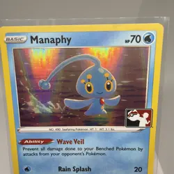 Manaphy (Cosmos Holo) - 041/172 - Prize Pack Series - Pokemon TCG - stamped - Image 2