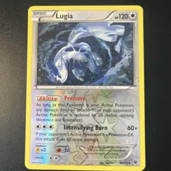 Pokemon TCG: Lugia 78/124 XY Fates Collide 2016 Reverse Holo Rare - Image 1