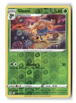 Gloom 002/196 Uncommon Lost Origin Pokemon Reverse Holo Near Mint - Image 1