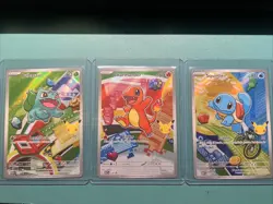 Pokemon TCG First Partner Illustration Collection Series 1 Kanto GEN 1 Starters - Image 1