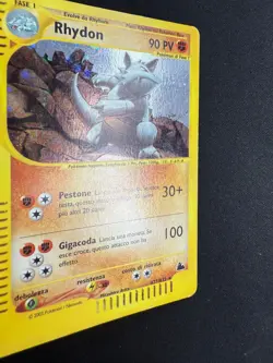 Pokemon Rhydon H27/H32 Skyridge Rara Holo Unlimited Wizards ITA Carte Vintage - Image 5