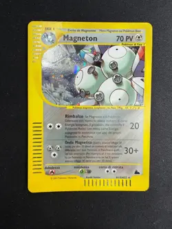 Pokemon Magneton H19/H32 Skyridge Rara Holo Unlimited Wizards ITA Carte Vintage - Image 1