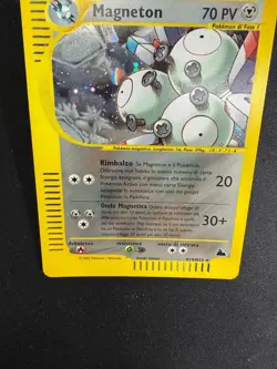 Pokemon Magneton H19/H32 Skyridge Rara Holo Unlimited Wizards ITA Carte Vintage - Image 3