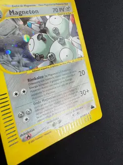 Pokemon Magneton H19/H32 Skyridge Rara Holo Unlimited Wizards ITA Carte Vintage - Image 5
