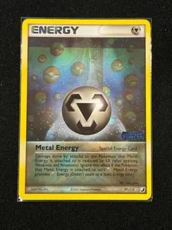 Pokemon TCG Metal Energy 97/115 Holo Rare Unseen Forces Stamped NM - Image 1