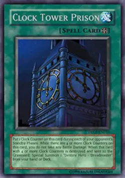 Clock Tower Prison - DP05-EN016 - Rare - 1st Edition - Lightly Played - Image 1