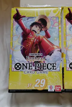 One Piece 3 Box 1 Tin Lot. 1 Sabo Vol 2 Tin Pack Set & 3 Egghead Starter Decks - Image 3