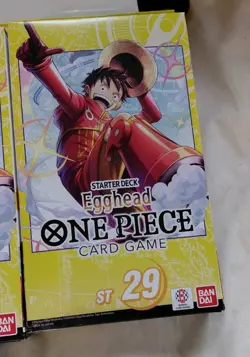 One Piece 3 Box 1 Tin Lot. 1 Sabo Vol 2 Tin Pack Set & 3 Egghead Starter Decks - Image 5