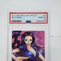 PSA 10 2012 CARDDASS ONE PIECE AR FORMATION 03 Nami & Robin Sequential Gem Mint - Image 3