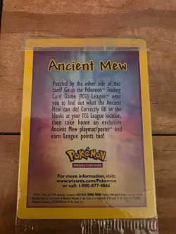 Ancient Mew PokemonTCG 2000 Movie Promo Card Factory Sealed, NM or better￼ - Image 2