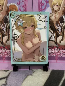 GODDESS STORY GENKI PARADE R-31 LUMINE GENSHIN IMPACT ANIME WAIFU CARD - Image 1