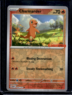 Charmander - (GameStop Exclusive) 004/165 Collector Pokemon Cards Reverse Rare - Image 1
