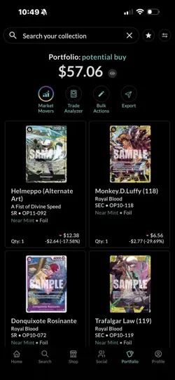 One Piece TCG Multiple Cards - Image 2