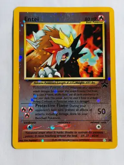 Vintage Pokemon Card Lot – Entei Promo Holo, 1st Ed Misty’s Seel, Neo LP/NM - Image 2