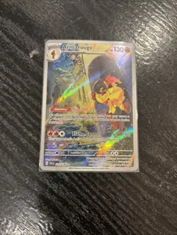 Armarouge 203/198 Scarlet & Violet Illustration Rare Holo Pokemon Card - Image 3