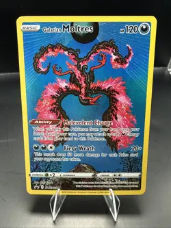 Pokemon Galarian Moltres SWSH284 Black Star Promo Pokemon Card G - Image 1